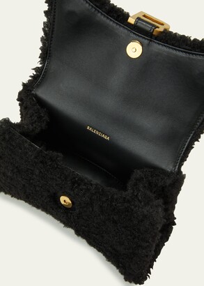 ●送料込●BALENCIAGA●Hourglass トップハンドル FURRY S ○送料込○BALENCIAGA○Hourglass トップハンドル FURRY S