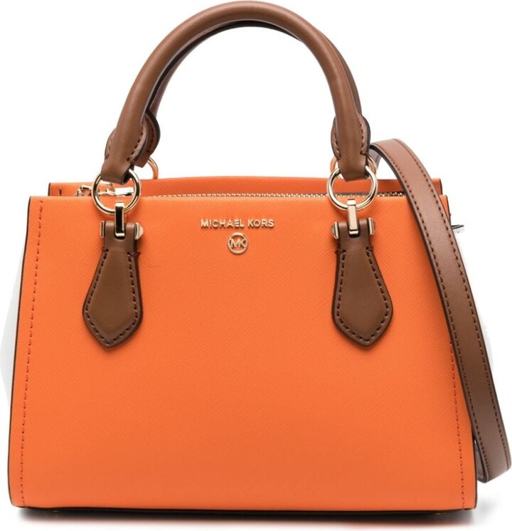 Buy Michael Kors Marilyn Small Colorblock Saffiano Leather
