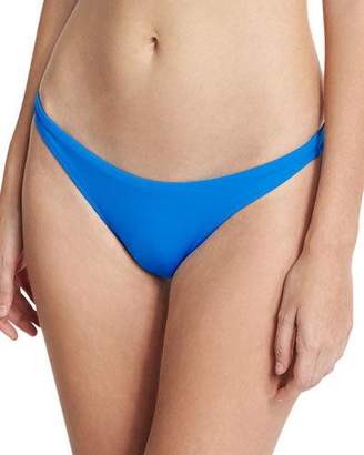 Milly St. Lucia Italian Solid Swim Bikini Bottom, Blue