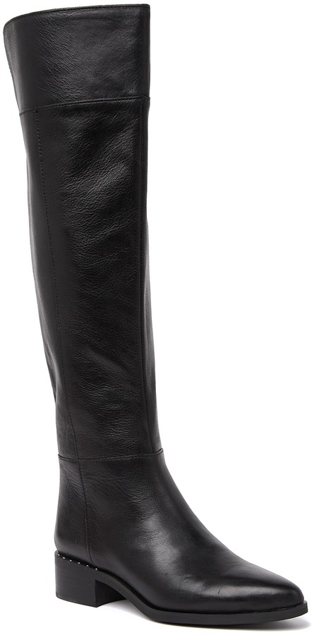 Franco Sarto Daya Leather Knee-High Boot - ShopStyle