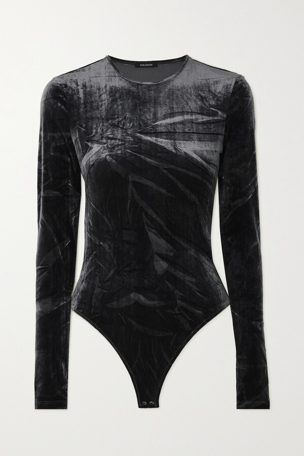 Velvet Bodysuits For Women