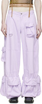 Thumbnail for your product : Collina Strada SSENSE Exclusive Purple Cargo Pants