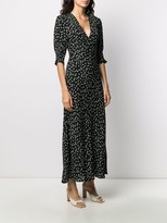 Thumbnail for your product : Rixo floral print V-neck dress