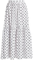 Thumbnail for your product : STAUD Orchid Polka Dot Skirt