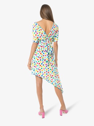 All Things Mochi Camila Spotted Wrap Dress