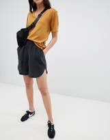 Thumbnail for your product : Weekday peach feel shorts in black
