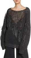 Thumbnail for your product : Stella McCartney Crocheted Fringe Sweater