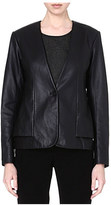 Thumbnail for your product : Theory Easeful leather jacket
