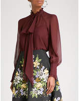 Erdem Isabelle silk-chiffon blouse 