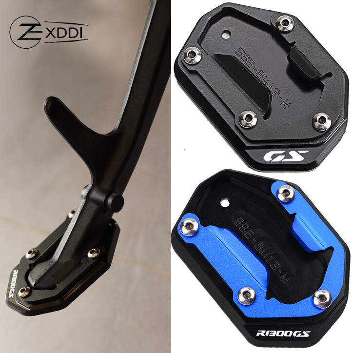 ZEXDDI For BMW R1300G R1300 GS R 1300 GS 2023 2024 2025 Motorcycle Kickstand Side Stand Extension Pad R 1300GS Enlarger Support Plate