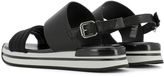 Thumbnail for your product : Hogan Black Leather Sandals