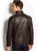 Thumbnail for your product : HUGO BOSS Lekon Leather Jacket