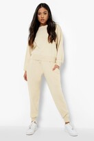 Thumbnail for your product : boohoo Petite Knitted Jumper & Jogger Co-Ord