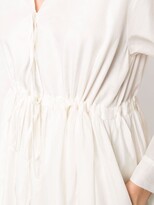 Thumbnail for your product : Sara Lanzi gathered V-neck dress