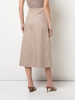 Thumbnail for your product : Tibi high-waisted A-line skirt