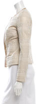Thumbnail for your product : Tory Burch Perforated Leather Jacket w/ Tags