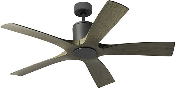 Modern Forms Aviator Smart Ceiling Fan in Grey, 5 Blades