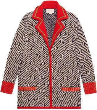 Gucci GG stripe wool jacket