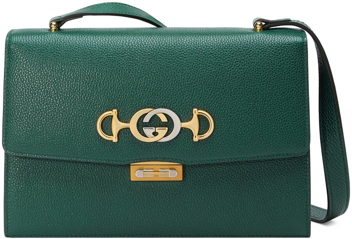 gucci zumi grainy leather small shoulder bag