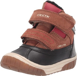 Geox Kids Omar Waterproof 2 (Toddler) (Brown/Red) Boys Shoes