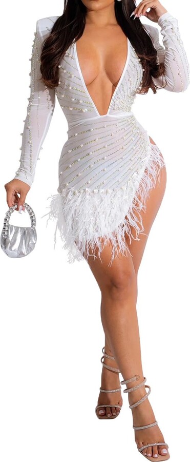 White Midi Sequin Skirt