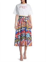 Thumbnail for your product : Stella Jean T-shirt Skirt Combo Dress