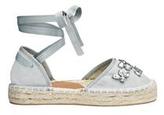 Thumbnail for your product : Sole Diva Jewelled Wrap Espadrille