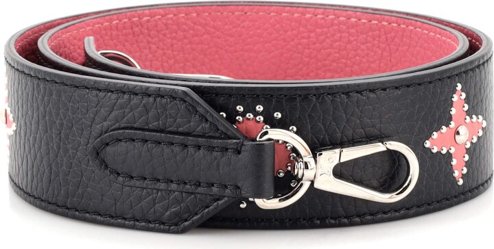 Louis Vuitton, Accessories, Louis Vuitton Silver Monogram Buckle On Black  Epi Leather Belt W Og Dust Bag