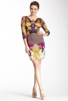 Thumbnail for your product : ABS by Allen Schwartz Digital Floral Print Shirt Dress