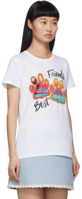 Ashley Williams SSENSE Exclusive White Best Friends T-Shirt