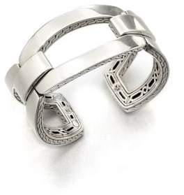 John Hardy Classic Chain Sterling Silver Link Cuff Bracelet