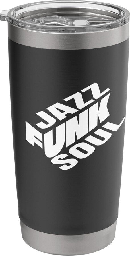 Groove, Funk, Soul, and R&B Music Tee Gifts Jazz Funk & Soul - Afro Retro Vintage Music Stainless Steel Insulated Tumbler