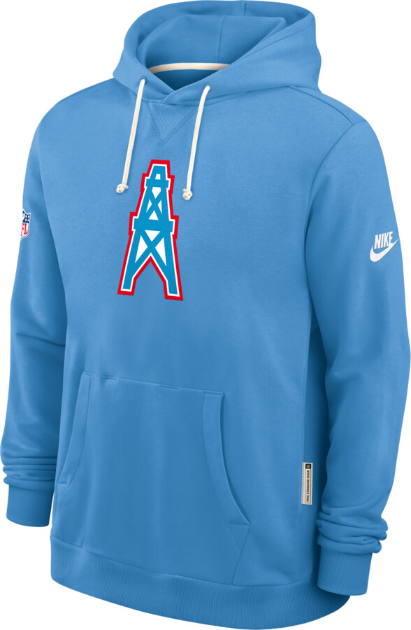 Nike Tennessee Titans Alt Offensive Set Play Sideline Men's Dri-FIT NFL Pullover Hoodie in Blue | 03AZ4AIQ8F-V4T