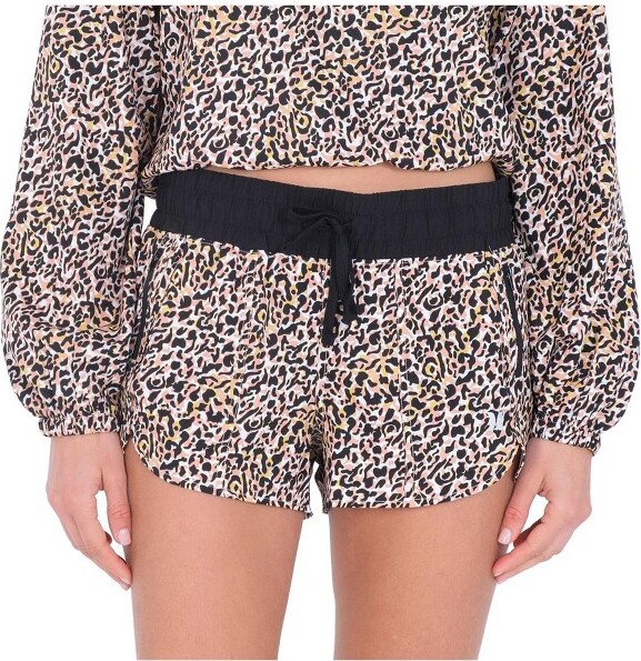 Hurley HurleyWomensKatPrintedCasualWalkingShorts,wildparty,Large