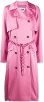 Thumbnail for your product : MSGM Chain-Belt Trench Coat