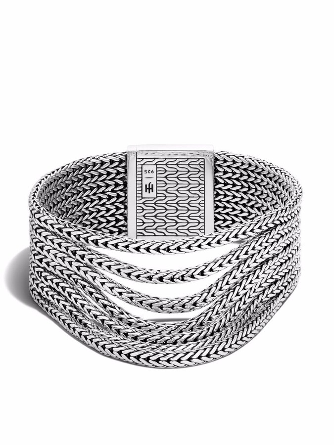 Silver Multi Chain Bracelet | Shop the world's largest collection 
