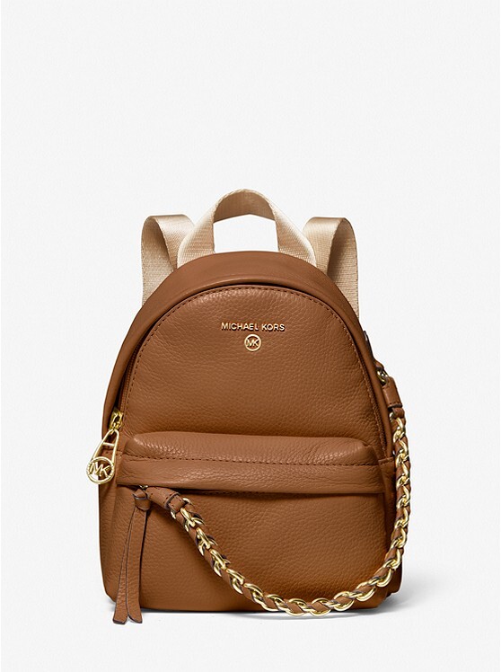 Michael Kors Slater ExtraSmall Pebbled Leather Convertible Backpack