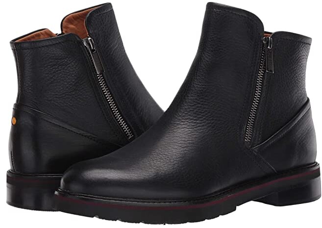 womens black leather chukka boots