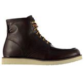 Thumbnail for your product : Ben Sherman Americana Boots Lace Up Stitched Detailing Leather Shoes