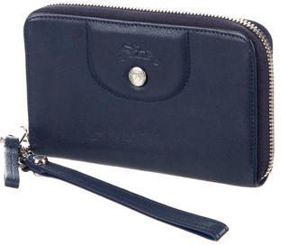 Longchamp Leather Compact Wallet