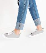Thumbnail for your product : New Look Grey Canvas Lace Up Trainers
