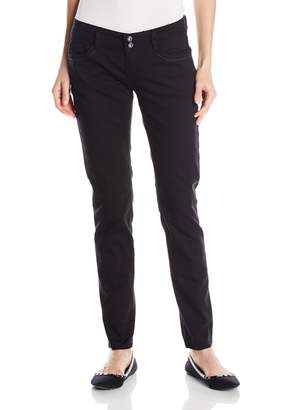 UNIONBAY Juniors Lucy Stretch Twill 2-Button Skinny Pant