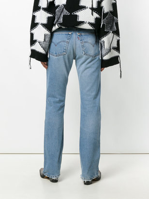 RE/DONE high-rise flared jeans