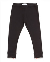 Thumbnail for your product : Burberry Girls' Check-Trim Leggings, Black, 4Y-10Y