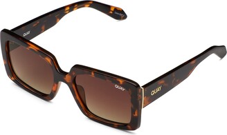 Quay Total Vibe Mini 44mm Polarized Square Sunglasses