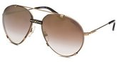 Thumbnail for your product : Carrera Men's Aviator Gold-Tone and Black Sunglasses