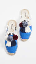 Thumbnail for your product : Soludos Frayed Edge Pom Pom Mules