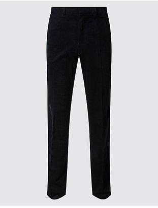 M&S Collection Big & Tall Cotton Rich Corduroy Trousers