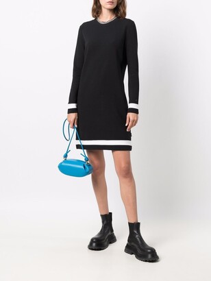 Calvin Klein Stripe-Detail Sweater Dress