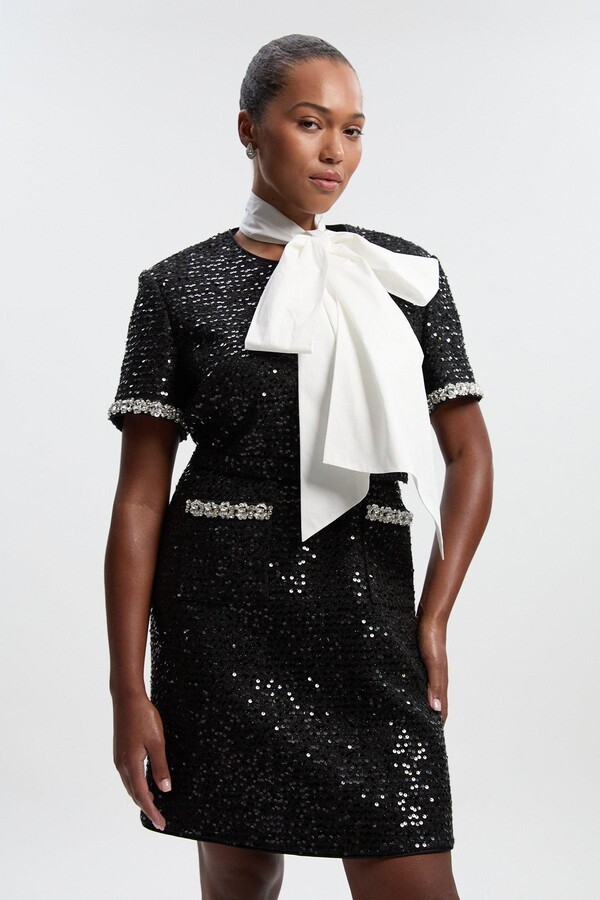 Karen Millen Sparkly Petite Dresses KAREN MILLEN Petite Sparkle